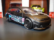 SUBARU WRX STI EDICIÓN PERSONALIZADA 1/64 HW RUEDAS Y NEUMÁTICOS PERSONALIZADOS COCHE DE RALLY ADVAN