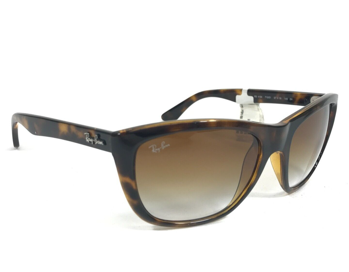 Ray-Ban Sunglasses RB4154 710/51 Tortoise Square Frames w  display picture 1