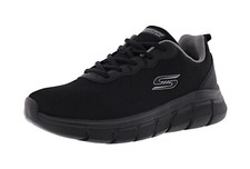 SKECHERS MEN'S BOBS B FLEX- ICY EDGE 118109W/BBK WIDE WIDTH WALKING SHOES