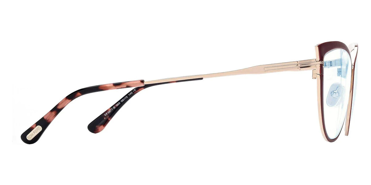 Tom Ford TF5877-B 069 Red Metal Cat Eye Eyeglasses Frame 56  display picture 2