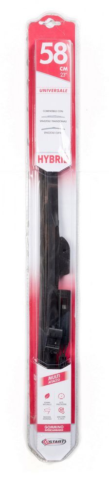 Spazzola tergicristallo singola Hybrid 58cm - 23" START