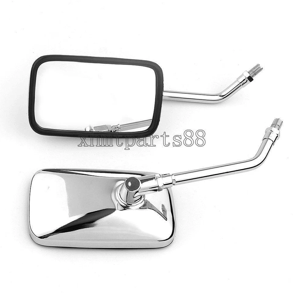 New Chrome Rearview Side Mirrors For Honda Valkyrie 1500 GL CF Interstate US - Image 3 of 4