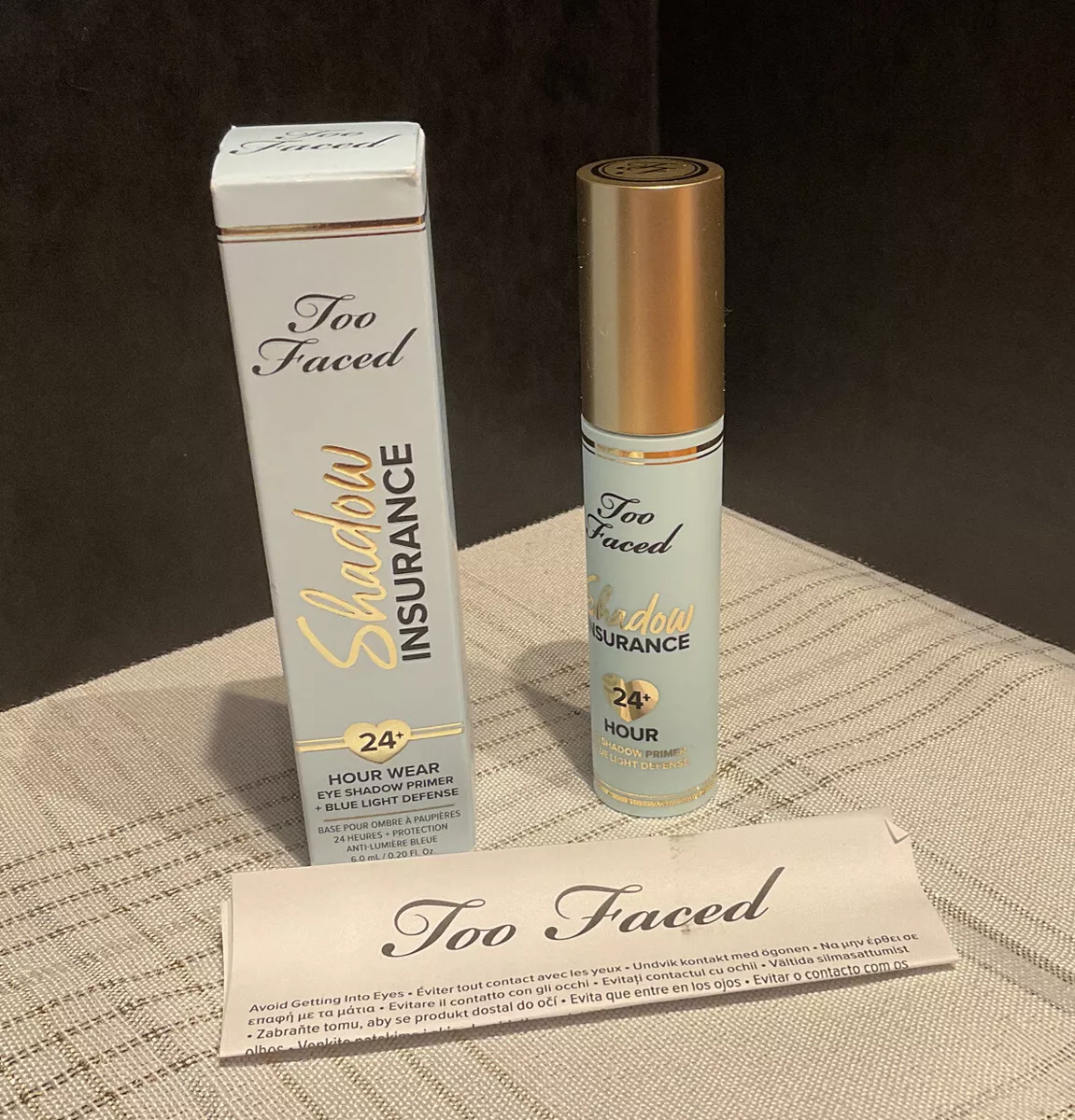 Too Faced Shadow Insurance 24+ Hour Primer Blue Defense 0.20 Oz NIB | eBay