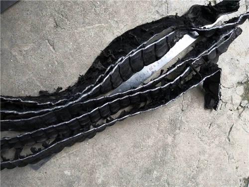 1X Real Crocodile Bone Leather Alligator Skin Hide Fish Bone Scraps DIY Keychain - Picture 5 of 10