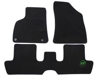 Velour FußMatten Autotepiche FüR Peugeot 3008 2009-2016 3-Tlg Ohne Bef.