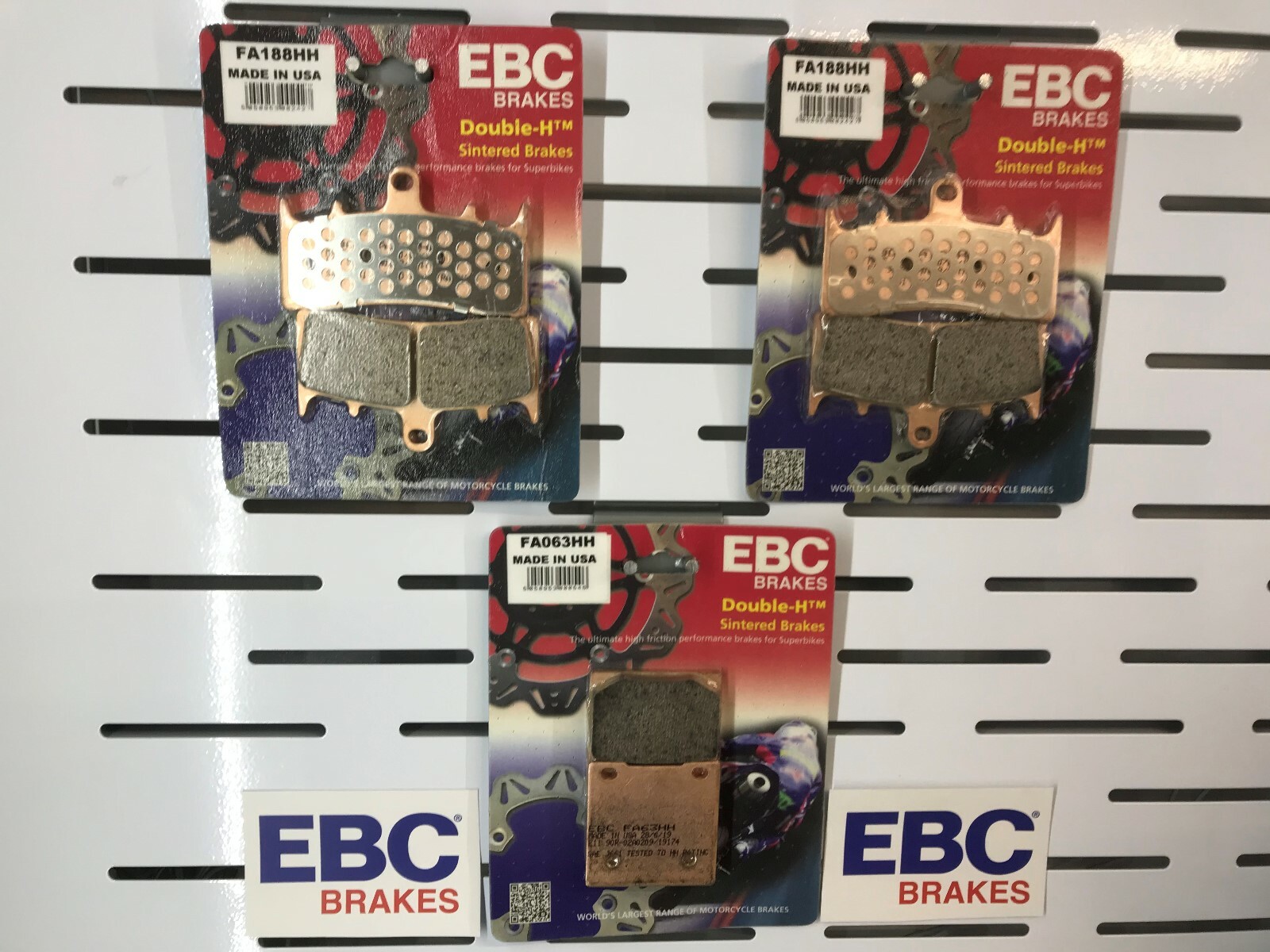 Suzuki GSX1300R Hayabusa 1999-2007 EBC Front Sintered Double H BrakePads FA188HH - Image 95