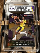 2020-21 NBA Hoops Basketball Lebron James Lights Camera Action Holo Foil HGA 9