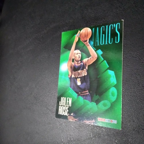 1994-95 HOOPS BASKETBALL MAGIC'S ALL-ROOKIES JALEN ROSE #AR9 - DENVER NUGGETS - Picture 2 of 5