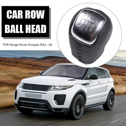 For Range Rover Evoque 2011-2018 6 Speed Manual Black Leather Gear Knob LR024719 - Picture 3 of 13