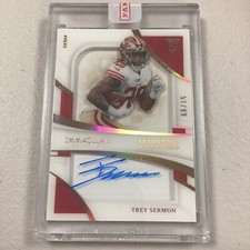 2021 Immaculate TREY SERMON Rookie Shadowbox AUTO /99 49ers 🔥