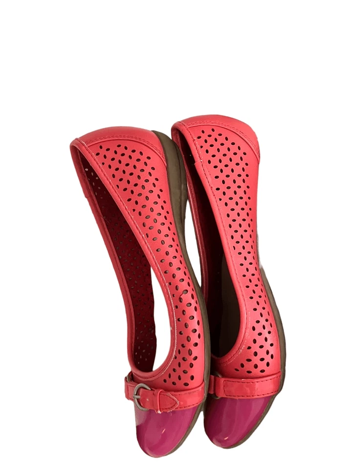 Croft & Barrow Sense Flats неоновые оранжевые и розовые, сетчатые стороны, такие милые - Изображение 3 из 3