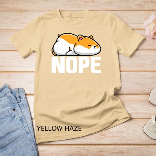 Nope Lazy Funny Hamster rodents & hamsters Hamster Unisex T-shirt - Picture 15 of 15