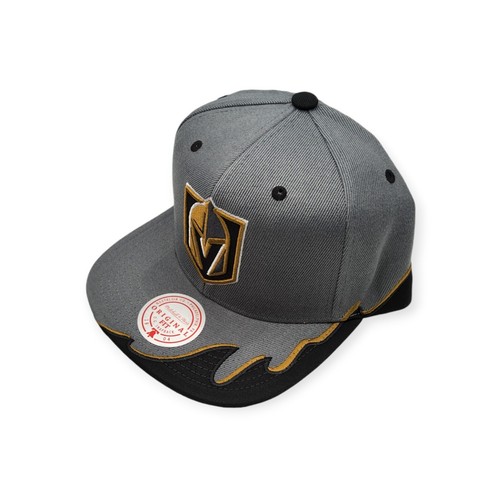 Mitchell & Ness Vegas Golden Knights Rising Tide Grey Adjustable Snapback - Picture 2 of 6