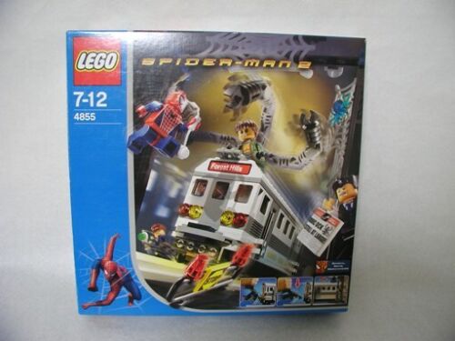 LEGO Spider-Man Spider-Man's Train Rescue 4855 en 2004 nuevo en caja sellada - Imagen 1 de 4