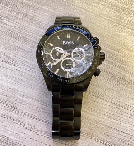 Maak een bed Regenachtig Vrouw Hugo Boss Ikon Chronograph Black Tone Bracelet Men's Wrist Watch Damaged | eBay Maak een bed Regenachtig Vrouw Hugo Boss Ikon Chronograph Black Tone Bracelet Men's Wrist Watch Damaged | eBay