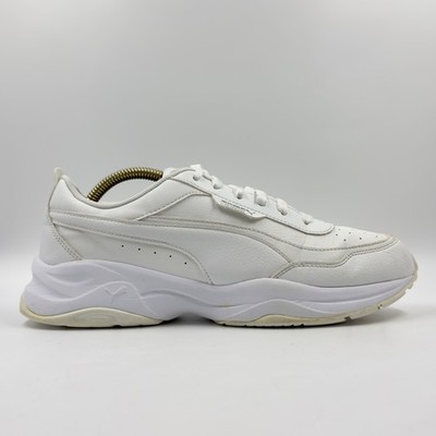 Puma Cilia Mode Damen-Sportschuhe weiß Kunstleder UK-Größe 7