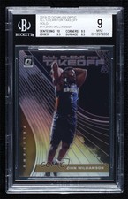 2019-20 Donruss Optic All Clear for Takeoff Holo Prizm Zion Williamson BGS 9 9l4