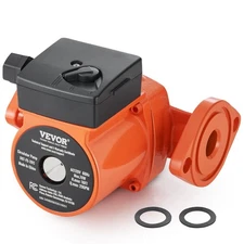 VEVOR 007-F5-7IFC Hot Water Recirculating Pump 110V 70W 23 GPM Hot Water Circula