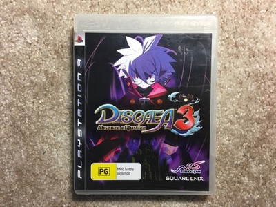Disgaea 3: Absence of Justice (Sony PlayStation 3, 2009) PS3 European PAL