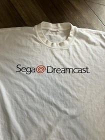 Vintage Sega Dreamcast T Shirt Video Game Promo 90s Spellout L/XL 