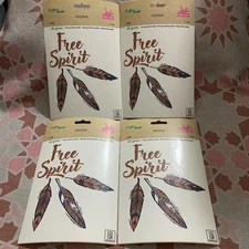 Free Spirit Removable Repositionable Sticker Crafter’s Square Lot Of 4