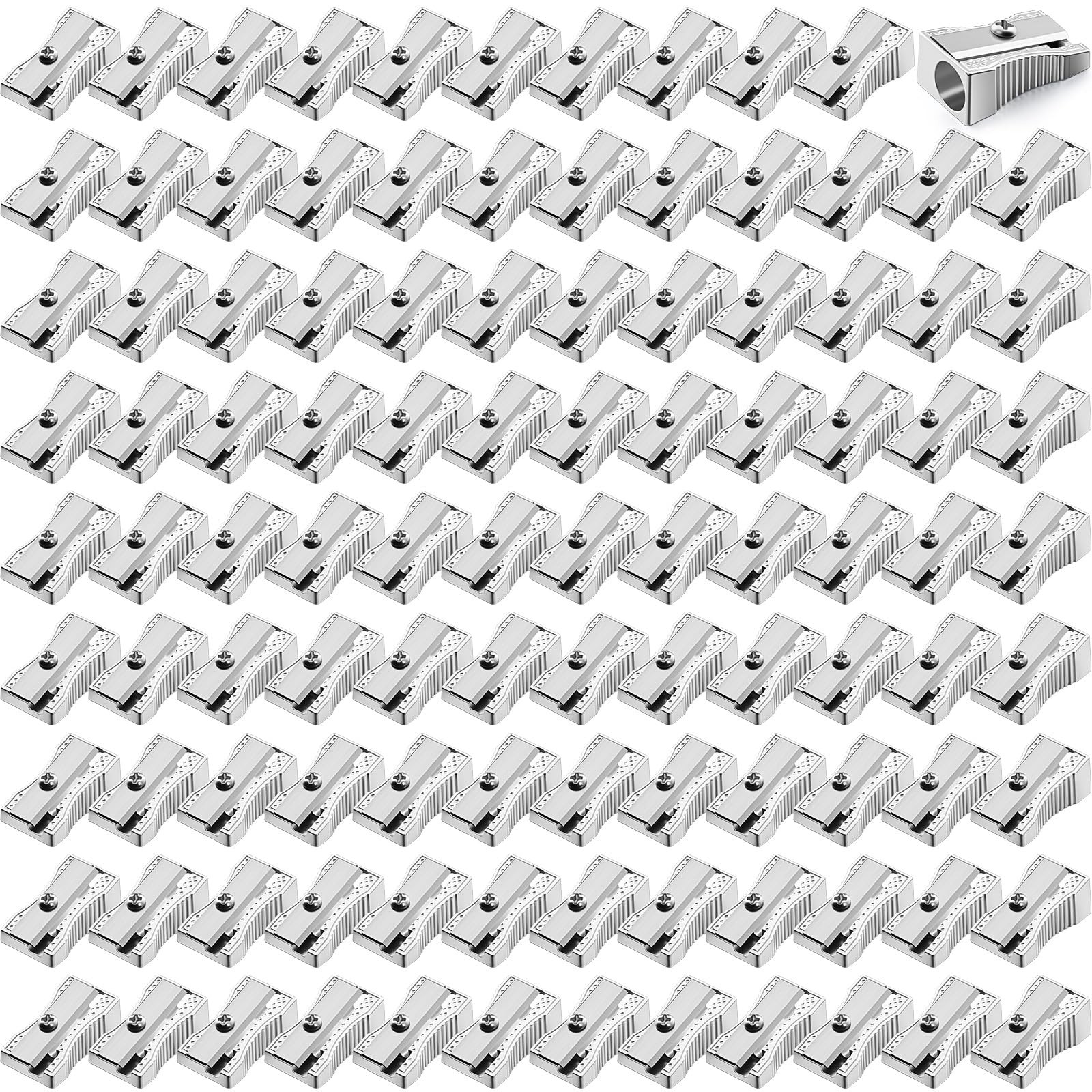 Sharpeners Bulk Single Hole Handheld Mini Aluminum Alloy