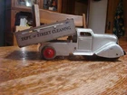 +  1930's Pressed Steel Tin Litho "Dept of Street Cleaning"  Truck.