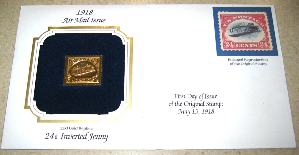 22k Gold Stamps Indiana US FIRST Day Covers (1981-1990) for sale  display picture 1