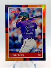 2022 Panini Donruss - Retro 1988 Trevor Story #261 Holo Orange