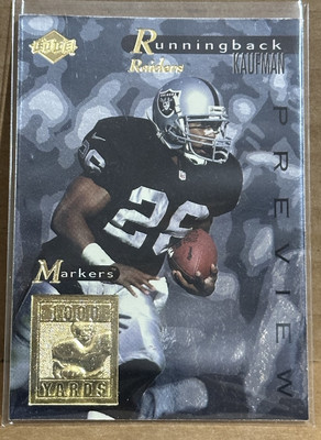 Napoleon Kaufman 1998 Collector's Edge Supreme Season Review Markers PREVIEW #23