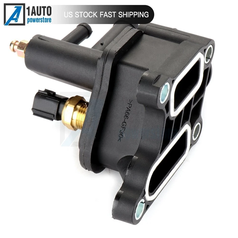 Carcasa termostato negro apta para Dodge Stratus Chrysler Sebring 2001-2006 2,7 L Foto 4 de 4