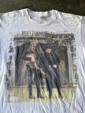 Vintage 90’s Brooks And Dunn Band Borderline Tour Double sided T Shirt Size L