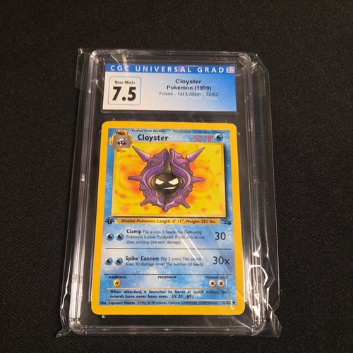 Cloyster (1st Edition) graded CGC 7.5 for sale on eBay