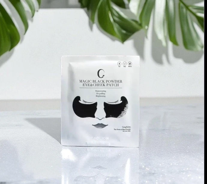 Parche de 3 Caolion Magic en polvo negro para ojos y mejillas rejuvenecedor iluminador desenfoque .15 oz Foto 3 de 4