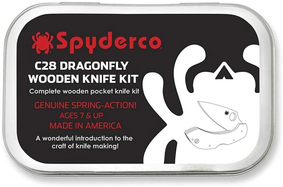 Kit de cuchillos libélula de madera con instrucciones paso a paso para mayores de 7 años Foto 3 de 4