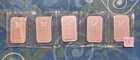 Sunshine Mint Silver Bars sealed 1oz  .999 fine silver bullion eagle, 5oz total
