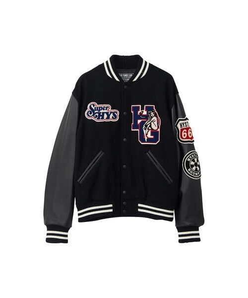 Used Hysteric Glamour MOTOR CITY FEVER Bomber Jacket Outer Mens Size L
