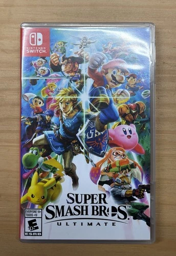 Super Smash Bros. Ultimate Nintendo Switch with case