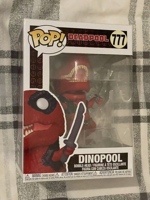 Funko POP Vinyl Deadpool - Dinopool Bobble Head #777 - NEU - Fast P&P   