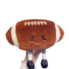 XIZHI 12" Cute Football Plush Toys Soft Stuffed 12 inches x 9 inches, White 