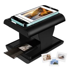 Mobile Film Scanner, 35mm Slide and Negative Scanner for Old Slides to Black