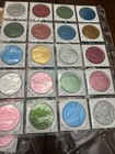 1969-1993  Krewe Of Pandora Mardi Gras Aluminum Doubloons Lot Of 120 All Differ — photo 8