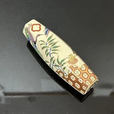 Ninsei Style Buriburi Incense Container Kogo Japanese Handcrafted Tea Tool