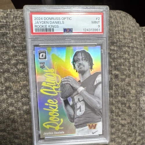 2024 Panini Donruss Optic Rookie Kings Jayden Daniels #2 PSA 9 Commanders