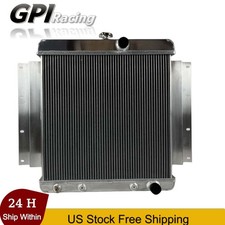 Aluminum Radiator At Mt For 1961-1969 1963 Dodge D100 Series Pickup 2.8l 3.7l L6