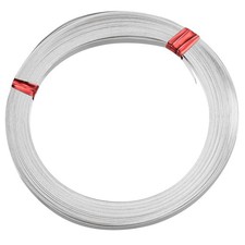 Flat Nickel Silver Wire, 2 Rolls 32Gauge/0.2x3mm 6m/19.69ft Flat Craft Wire