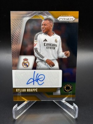 2025 Panini Prizm FIFA Club World Cup Kylian Mbappe AUTO #S-KM Real Madrid
