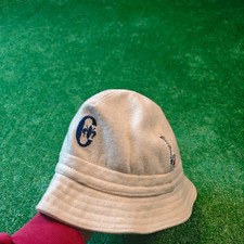 Cappello Conte of Florence Bucket lana bianco beige made in Italy retrò vinta...