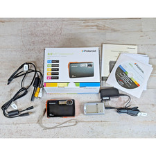 Polaroid t833 Digital Camera 8.0 MP Waterproof Black Orange - NO BATTERY