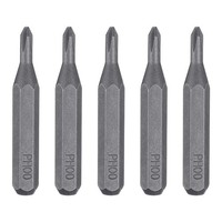 "5 StüCk PH00 Phillips Schraubendreher Bit 5/32\" Schaft 28Mm LäNge Magnetische"
